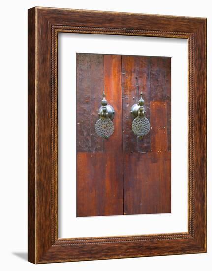 Door, Fez, Morocco, North Africa, Africa-Neil Farrin-Framed Photographic Print