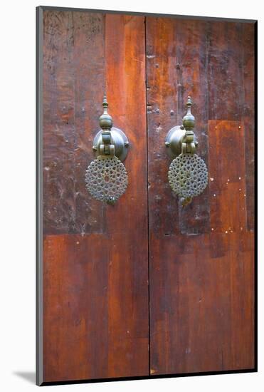 Door, Fez, Morocco, North Africa, Africa-Neil Farrin-Mounted Photographic Print