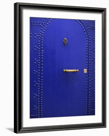 Door in the Medina, Essaouira, Morocco, North Africa, Africa-Bruno Morandi-Framed Photographic Print