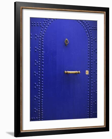 Door in the Medina, Essaouira, Morocco, North Africa, Africa-Bruno Morandi-Framed Photographic Print