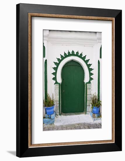 Door in the Medina (Old City), Tangier (Tanger), Morocco, North Africa, Africa-Bruno Morandi-Framed Photographic Print