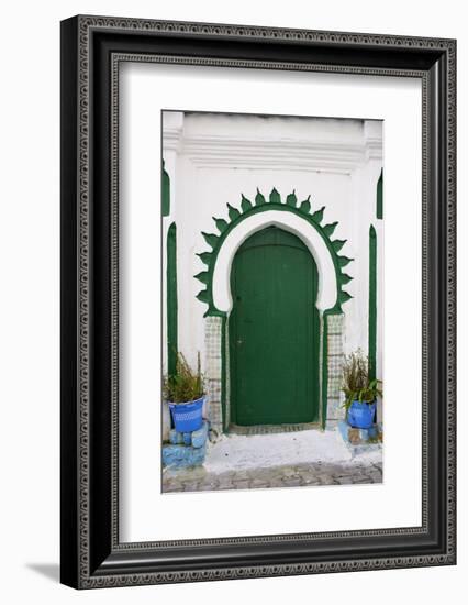 Door in the Medina (Old City), Tangier (Tanger), Morocco, North Africa, Africa-Bruno Morandi-Framed Photographic Print