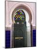 Door in the Souks in the Medina, Marrakesh, Morroco, North Africa, Africa-De Mann Jean-Pierre-Mounted Photographic Print