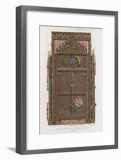 Door in the Town Hall of the Luneburg-null-Framed Giclee Print