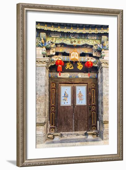 Door in Tuanshan Historical Village, Yunnan, China-Nadia Isakova-Framed Photographic Print