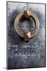Door Knocker Detail of Door Located in the Castel Sant Angelo, Ponte, Rome, Lazio, Italy.-Cahir Davitt-Mounted Photographic Print