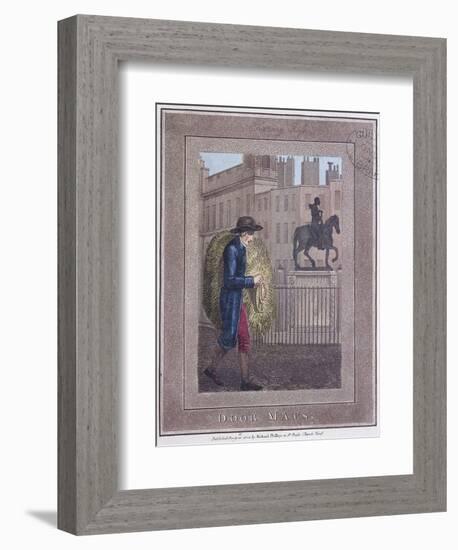 Door Mats, Cries of London, 1804-William Marshall Craig-Framed Giclee Print