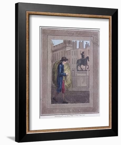 Door Mats, Cries of London, 1804-William Marshall Craig-Framed Giclee Print