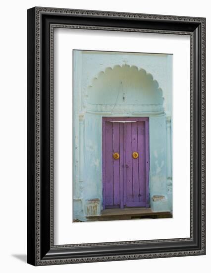 Door, Murshidabad, Former Capital of Bengal, West Bengal, India, Asia-Bruno Morandi-Framed Photographic Print