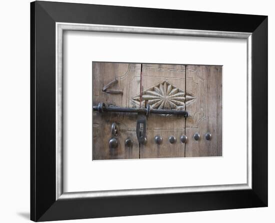 Door. Nizwa, Oman.-Tom Norring-Framed Photographic Print