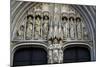 Door of Brabantine Gothic Style, St Michael and St Gudula Cathedral, Brussels, Detail, Belgium-null-Mounted Giclee Print