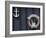 Door of Fisherman's Cottage - Anchor for Door Knocker and Ship's Porthole for a Peephole, Cornwall-John Warburton-lee-Framed Photographic Print