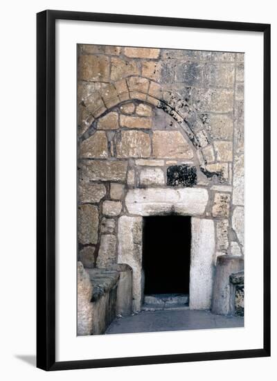 Door of Humility, Entrance to the Church of the Nativity-null-Framed Photographic Print