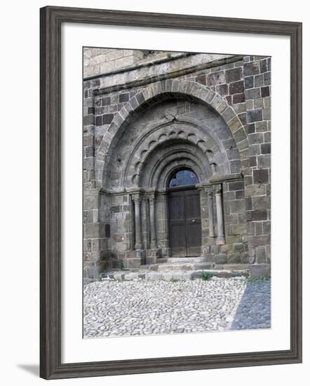 Door of Saint-Pierre Church, Arlempdes, Auvergne. France, 11th-16th Century-null-Framed Giclee Print