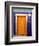 Door on Colorful Blue House, Guanajuato, Mexico-Julie Eggers-Framed Photographic Print