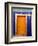 Door on Colorful Blue House, Guanajuato, Mexico-Julie Eggers-Framed Photographic Print