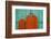 Door, Padlock and Flower Garlands, Kolkata (Calcutta), West Bengal, India, Asia-Bruno Morandi-Framed Photographic Print