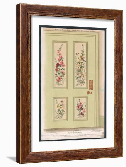 Door Panel Decoration-null-Framed Giclee Print