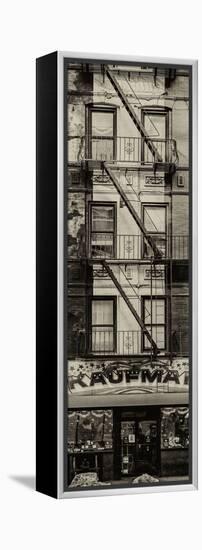 Door Posters - Old Red and White Facade in Times Square - Manhattan - New York - USA-Philippe Hugonnard-Framed Premier Image Canvas