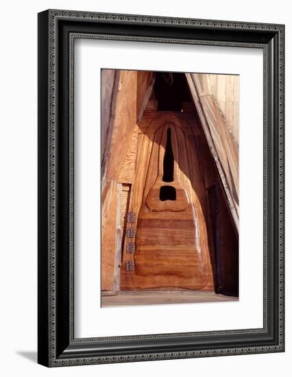 Door to a Floating Home Built from a Redwood Water Tank, Sausalito, CA, 1971-Michael Rougier-Framed Photographic Print