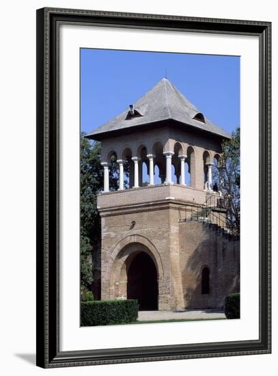 Door to Courtyard of Mogosoaia Palace, Bucharest, Romania-null-Framed Giclee Print