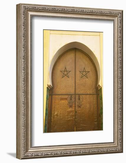 Door to Mosque, Medina, Meknes, Morocco, North Africa, Africa-Neil Farrin-Framed Photographic Print