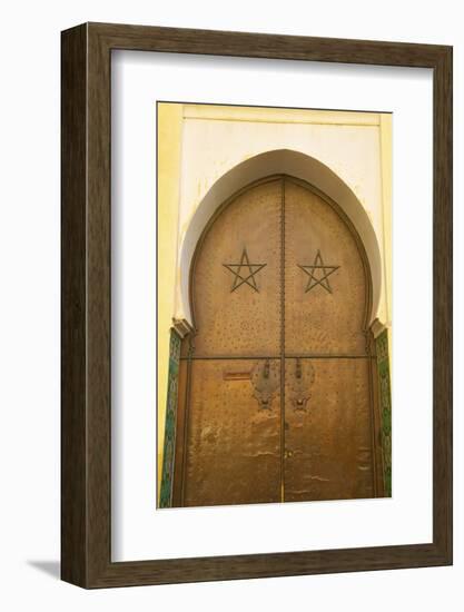 Door to Mosque, Medina, Meknes, Morocco, North Africa, Africa-Neil Farrin-Framed Photographic Print