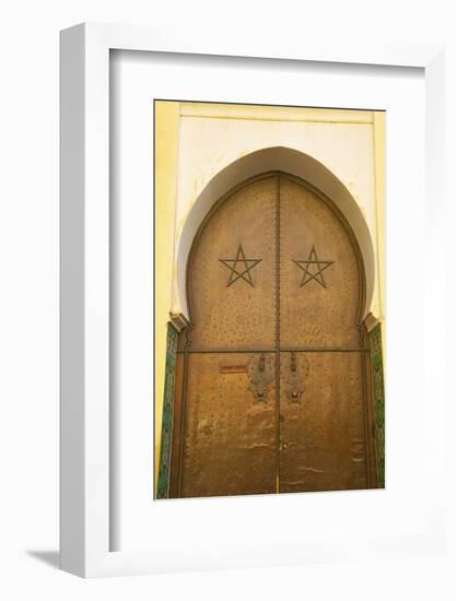 Door to Mosque, Medina, Meknes, Morocco, North Africa, Africa-Neil Farrin-Framed Photographic Print