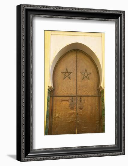 Door to Mosque, Medina, Meknes, Morocco, North Africa, Africa-Neil Farrin-Framed Photographic Print