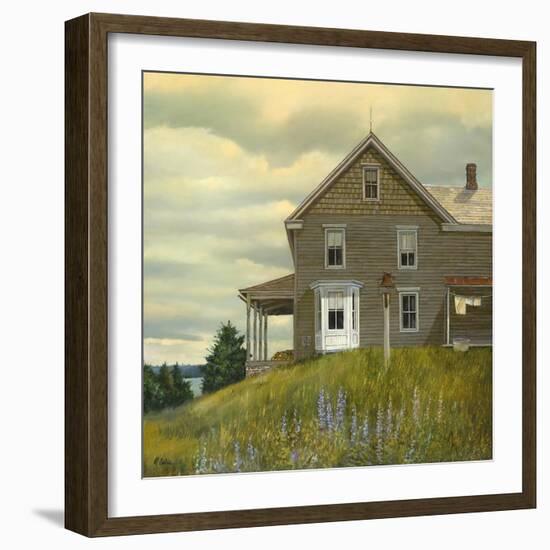 Door yard Lupines-Jerry Cable-Framed Giclee Print