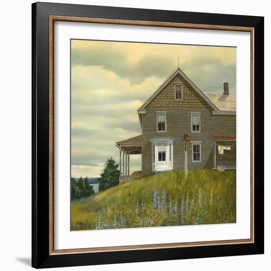 Door yard Lupines-Jerry Cable-Framed Giclee Print