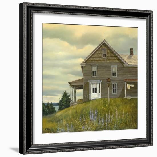 Door yard Lupines-Jerry Cable-Framed Giclee Print