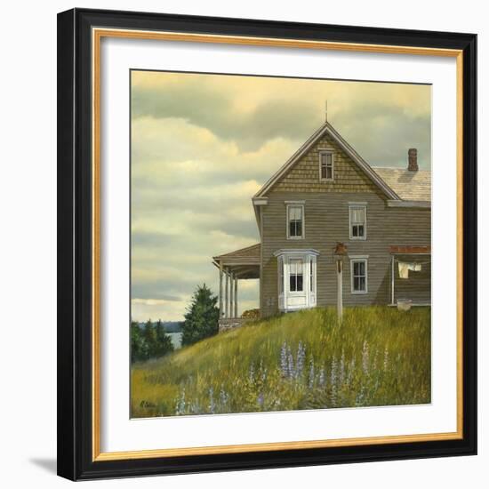 Door yard Lupines-Jerry Cable-Framed Giclee Print