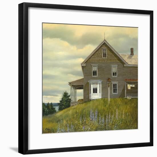 Door yard Lupines-Jerry Cable-Framed Giclee Print