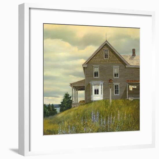 Door yard Lupines-Jerry Cable-Framed Giclee Print