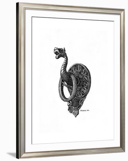 Doorknocker, Late 14th Century-Henry Shaw-Framed Giclee Print