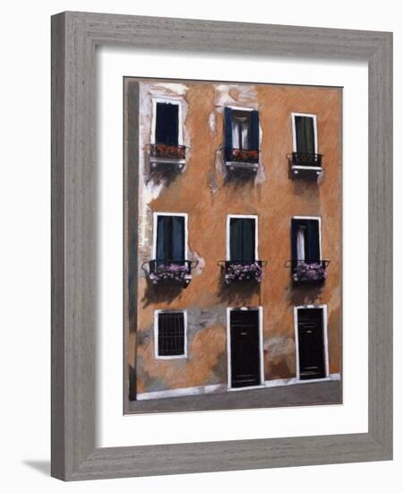 Doors and Windows in Venice-Helen J. Vaughn-Framed Giclee Print