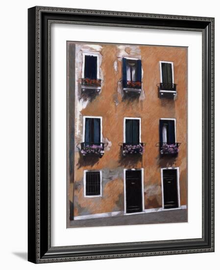 Doors and Windows in Venice-Helen J. Vaughn-Framed Giclee Print