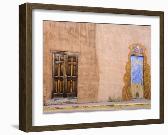 Doors in Santa Fe, New Mexico, United States of America, North America-Richard Cummins-Framed Photographic Print