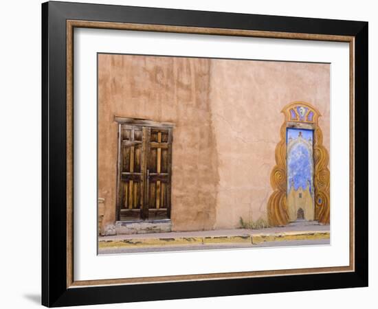 Doors in Santa Fe, New Mexico, United States of America, North America-Richard Cummins-Framed Photographic Print