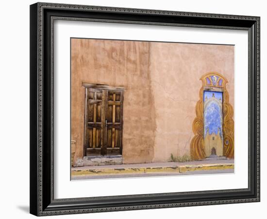 Doors in Santa Fe, New Mexico, United States of America, North America-Richard Cummins-Framed Photographic Print