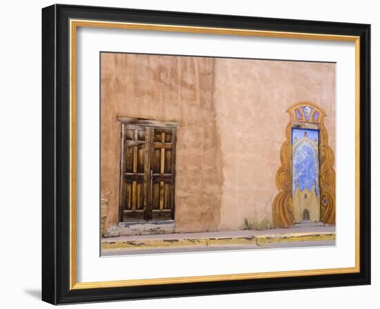 Doors in Santa Fe, New Mexico, United States of America, North America-Richard Cummins-Framed Photographic Print