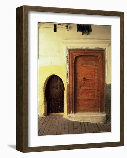 Doors in the Medina, Tangiers, Morocco, North Africa, Africa-Guy Thouvenin-Framed Photographic Print