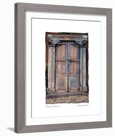 Doors of Cuba I-Maureen Love-Framed Photo