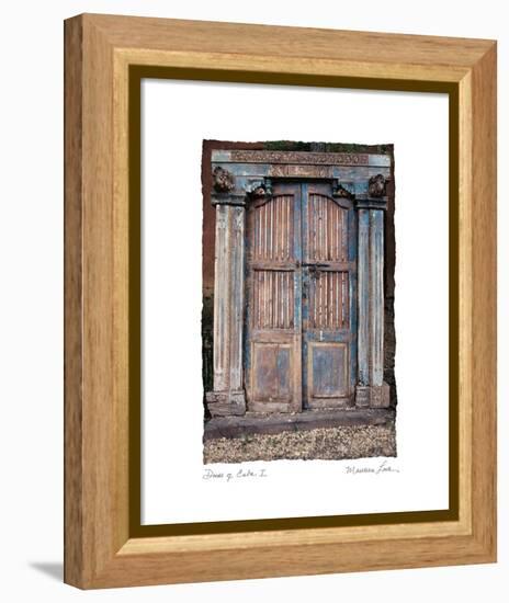 Doors of Cuba I-Maureen Love-Framed Stretched Canvas