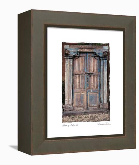 Doors of Cuba I-Maureen Love-Framed Stretched Canvas