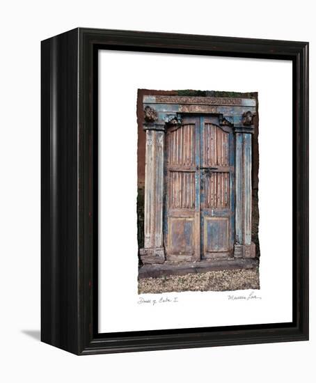 Doors of Cuba I-Maureen Love-Framed Stretched Canvas