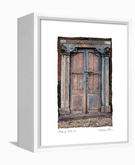 Doors of Cuba I-Maureen Love-Framed Stretched Canvas