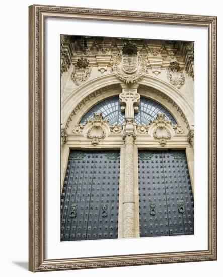 Doors on the Front of Santiago Cathedral, Galicia, Spain-Robert Harding-Framed Photographic Print