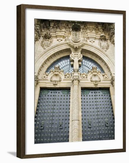 Doors on the Front of Santiago Cathedral, Galicia, Spain-Robert Harding-Framed Photographic Print